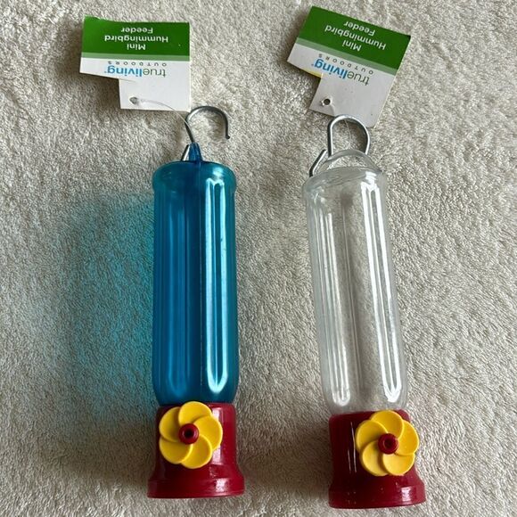 NWT lot of 2 mini hummingbird bird feeders - Picture 1 of 6